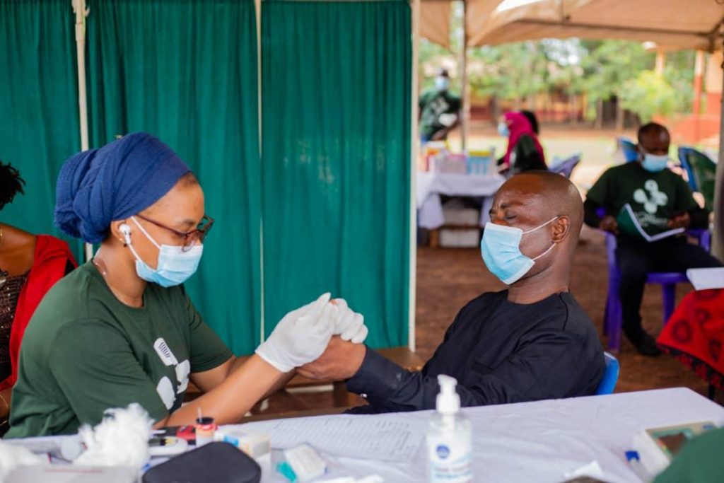 Medical screening in Akatsi North, Volta Region